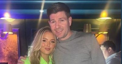 Steven Gerrard's daughter swoons as she sends message to dad