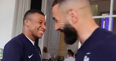 Karim Benzema reunites with Kylian Mbappe after Real Madrid snub and "respect" admission