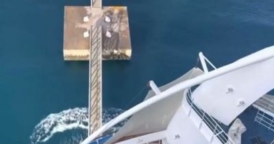 World's longest cruise ship crashes into dock as passengers heard screaming