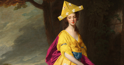 Painting recreated with packaging for Jubilee celebration