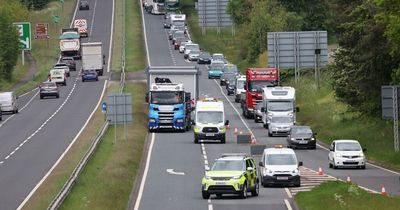 Man, 60, in critical condition in hospital after serious collision on the A1 in Northumberland