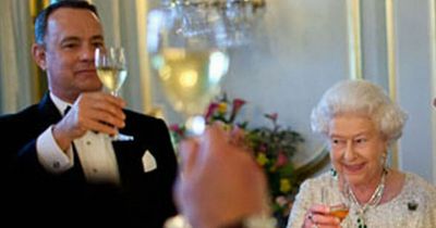 Tom Hanks reveals the Queen's favourite cocktail as he jokes the tipple is key to success