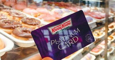 Shoppers can win a year's worth of Krispy Kreme doughnuts if they find special Platinum card