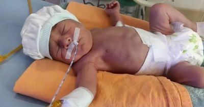 Mum needs to raise thousands to fly baby born early back to UK