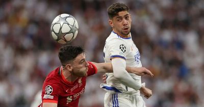 Federico Valverde aims bizarre dig at Liverpool's Andy Robertson after Champions League final
