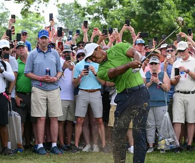 The PGA Championship fan who didn’t film Tiger Woods with his phone got an amazing Michelob Ultra ad