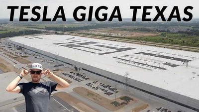 A Visit To Tesla's Giga Texas To Spy On The New 4680 Model Y