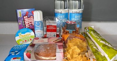'I went to Aldi and bought an entire Jubilee picnic for less than £10 - complete with strawberries and cream and Victoria sponge cake'