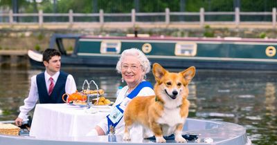 'Queen' takes corgis on royal day out ahead of Jubilee - but it's not what it seems