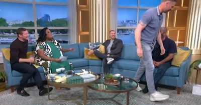 Freddie Flintoff 'walks off' ITV This Morning after making him look 'clueless' next to Holly Willoughby