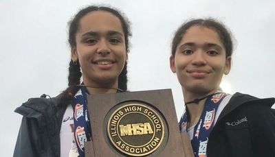 Robinson twins follow Olympian dad’s lead, fuel Young to Class 3A state track title