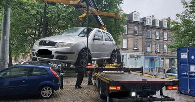 Edinburgh drivers have cars seized in major police crackdown on untaxed vehicles