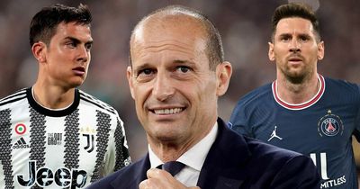 Massimiliano Allegri issues harsh Lionel Messi warning to Paulo Dybala on Juventus exit