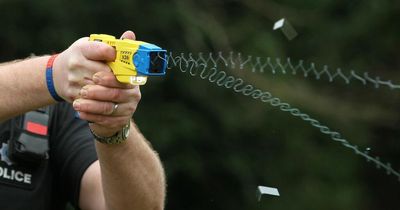 Drunk builder stabbed kitchen knife through door at police officers