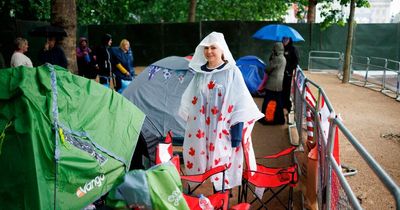 Dedicated royal fans camp out on the Mall two days before Jubilee celebrations