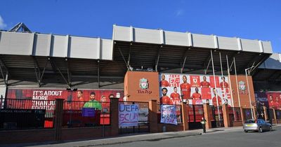 Liverpool fans sends clear Anfield message to UEFA and Gerald Darmanin after Champions League chaos