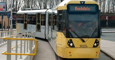Distressing moment tram passenger is 'thrown off' platform onto tracks in shocking attack