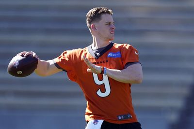 Joe Burrow stayed after Bengals practice to run extra sprints