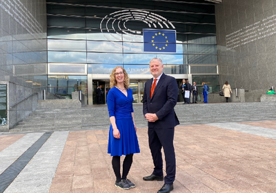 Angus Robertson aims to bolster ties with European Parliament in Brussels