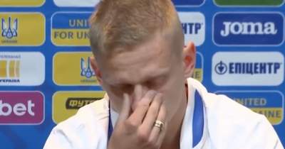 Oleksandr Zinchenko in emotional Scotland thank you message as Ukraine key man in tears ahead of Hampden clash