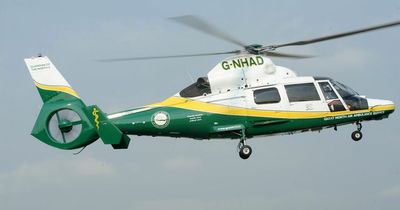 Patient taken to hospital after air ambulance called out to report of a fall in Forest Hall park