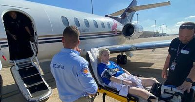 Rangers fan left stranded in Seville for a fortnight after collapsing on flight finally returns home