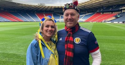 Scotland-daft husband and Ukrainian wife will head to different ends of Hampden tonight