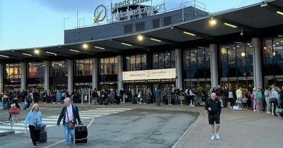 Leeds Bradford Airport 'chaos' again with security queues out the door as passengers stuck in sea of people and luggage