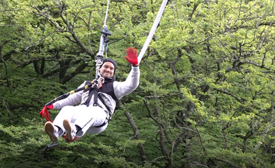 Frenchman smashes world bungee jump record off Scottish bridge