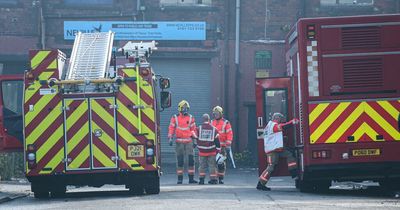Huge blaze in Bury now under control after fire ripped through plastic in storage unit