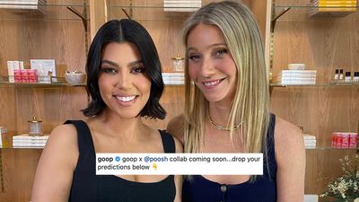 Kourtney Kardashian’s Poosh Is Collabing With Gwyneth Paltrow’s Goop Surely It’s Called Poop