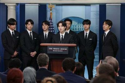 BTS meet President Biden at the White House to discuss hate crimes against Asians