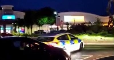 WATCH: Police chase petrolheads at Lanarkshire car park