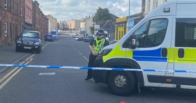 Police race to Johnstone street amidst major incident