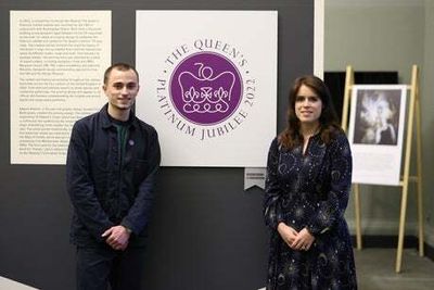 Princess Eugenie visits Queen’s Jubilee display at V&A after ‘grannie’ tribute