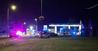 Two 19-year-olds killed and two more rushed to hospital after car crashes into petrol station