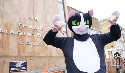 Man turns up to Kurt Zouma’s sentencing dressed as cat as player banned from owning felines
