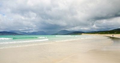 The beautiful Scots beach with white sands and aquamarine water named one of the best in the UK
