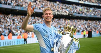 Man City hero Kevin De Bruyne picks dream Premier League five aside line up