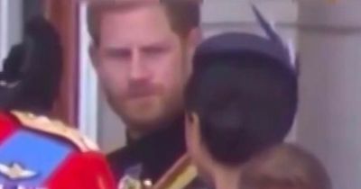 Truth behind Prince Harry and Meghan Markle's 'awkward exchange' at Trooping the Colour