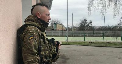 Brit soldier in Ukraine who had 'leg blown up by mine' vows to return to frontline