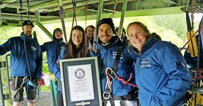 Frenchman breaks 24-hour world bungee jump record at Highland Perthshire bridge