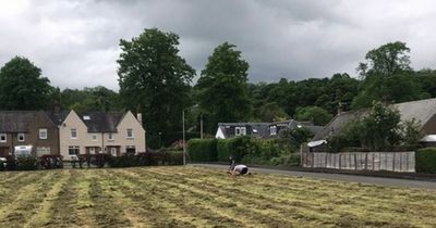 Volunteers tidy up Bridge of Allan street after council cut leaves behind "horrendous" mess