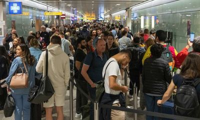 ‘A nightmare from start to finish’: the people stuck in UK’s airport chaos