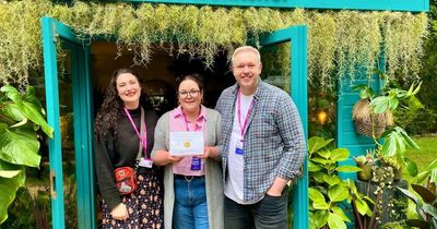 Former NHS dietician who quit job to open Fenwick plant shop wins gold at the Chelsea Flower Show