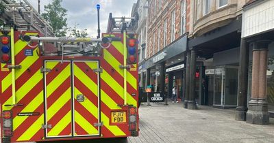 Nottinghamshire Fire statement after blaze closes Slim Chickens shop in city centre