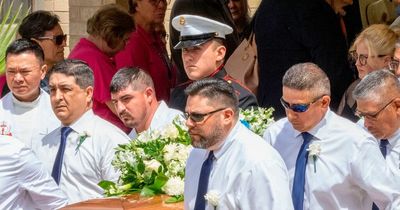 Sons carry coffins of mum killed in Uvalde massacre and dad who died two days later