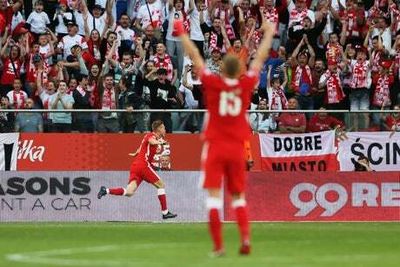 Poland 2-1 Wales: Karol Swiderski completes Nations League comeback against Rob Page’s much-changed visitors