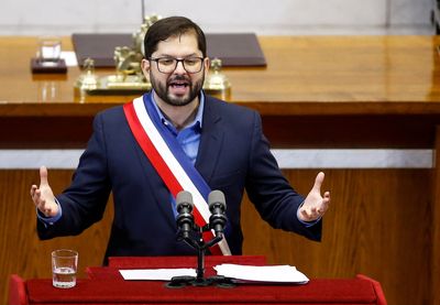 Chile's Boric seeks to placate amid challenges in first state of the union