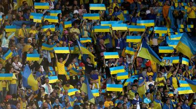 Ukrainian Team Sings Emotional National Anthem Before WC Qualifier
